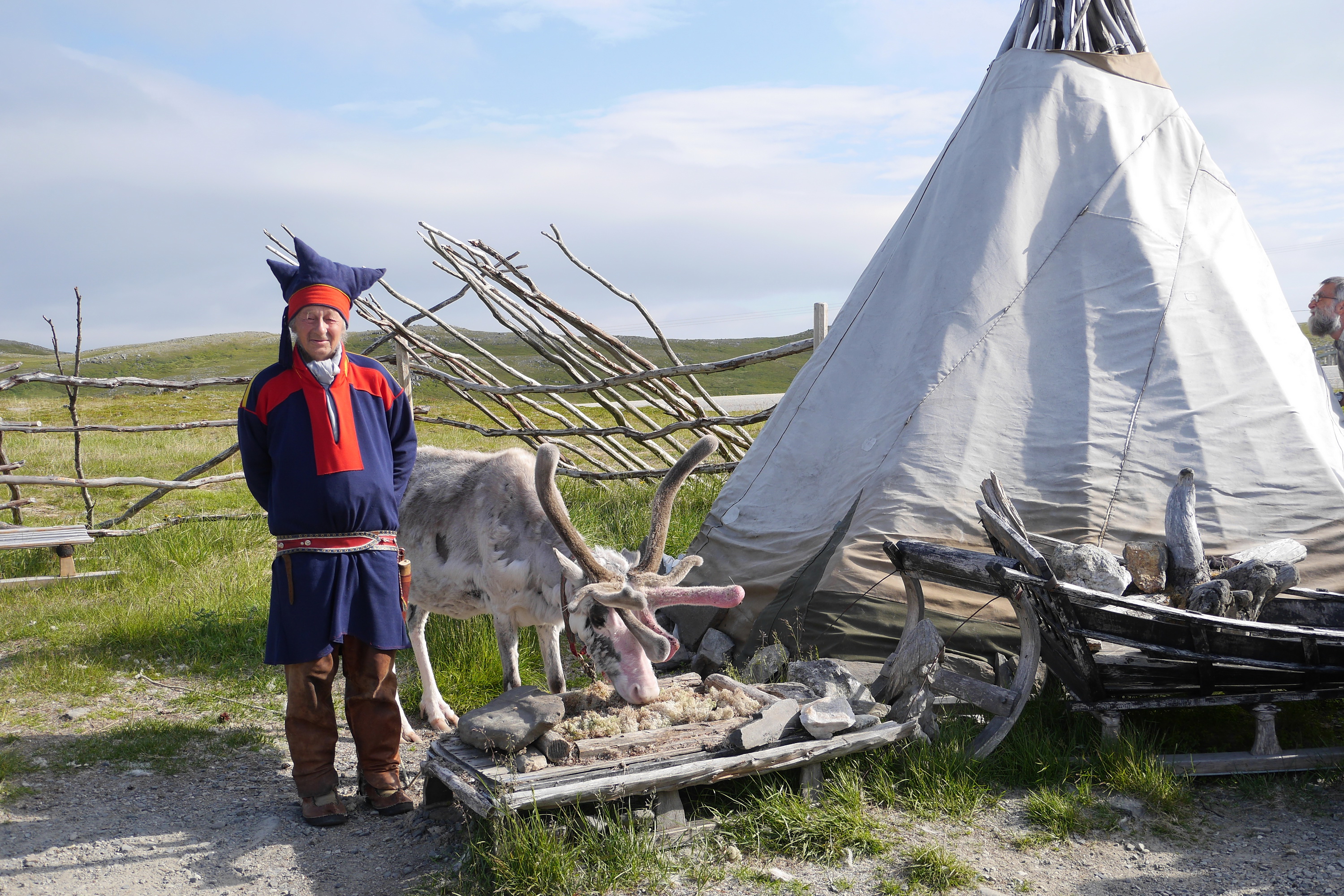 Frühstück am Nordkap